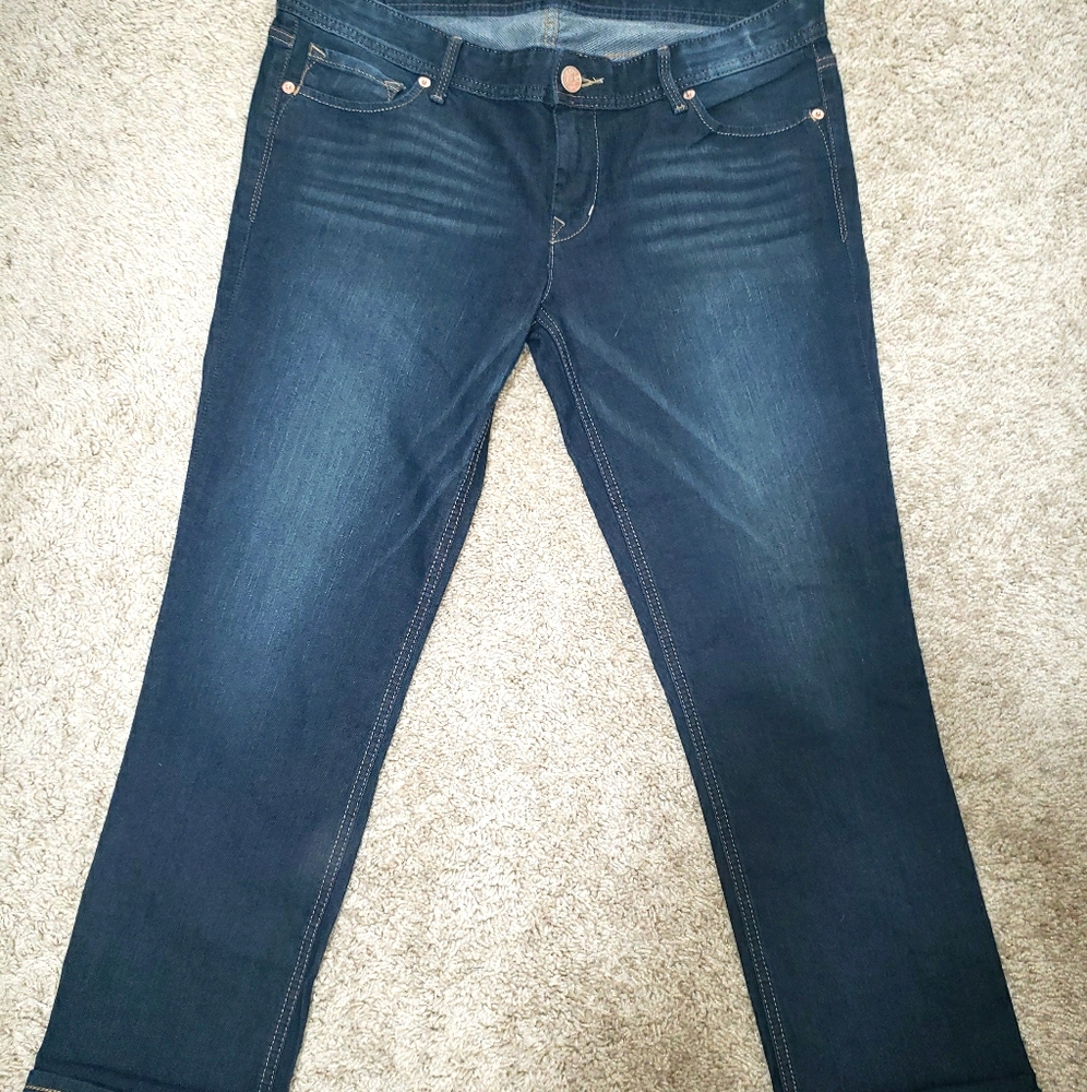 Express cropped skinny Stella low rise 12r jeans